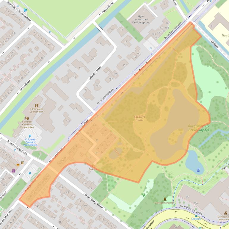 Kaart van postcodegebied 2252GZ.