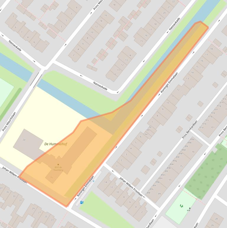 Kaart van postcodegebied 2252HG.