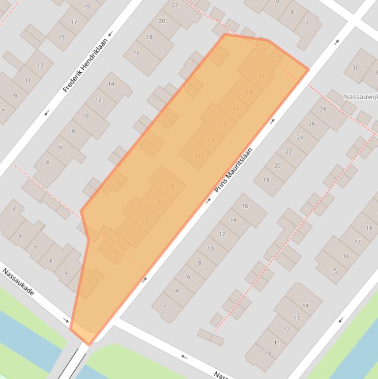 Kaart van postcodegebied 2252KP.