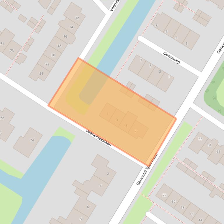 Kaart van postcodegebied 2252TD.