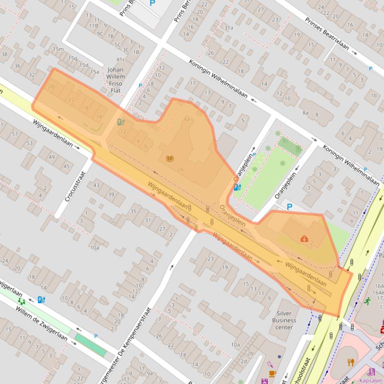 Kaart van postcodegebied 2252XN.