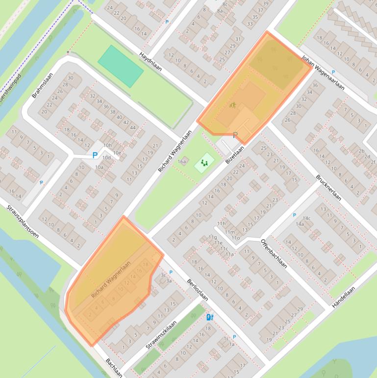 Kaart van postcodegebied 2253CE.