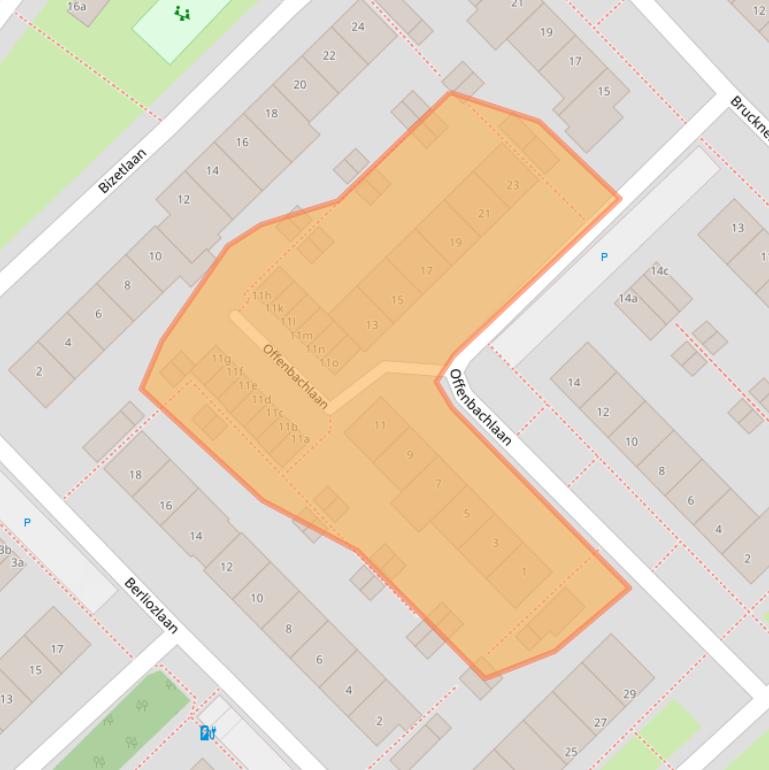 Kaart van postcodegebied 2253CP.