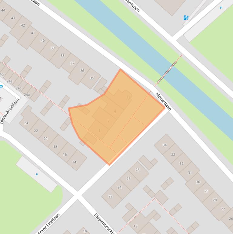 Kaart van postcodegebied 2253HK.