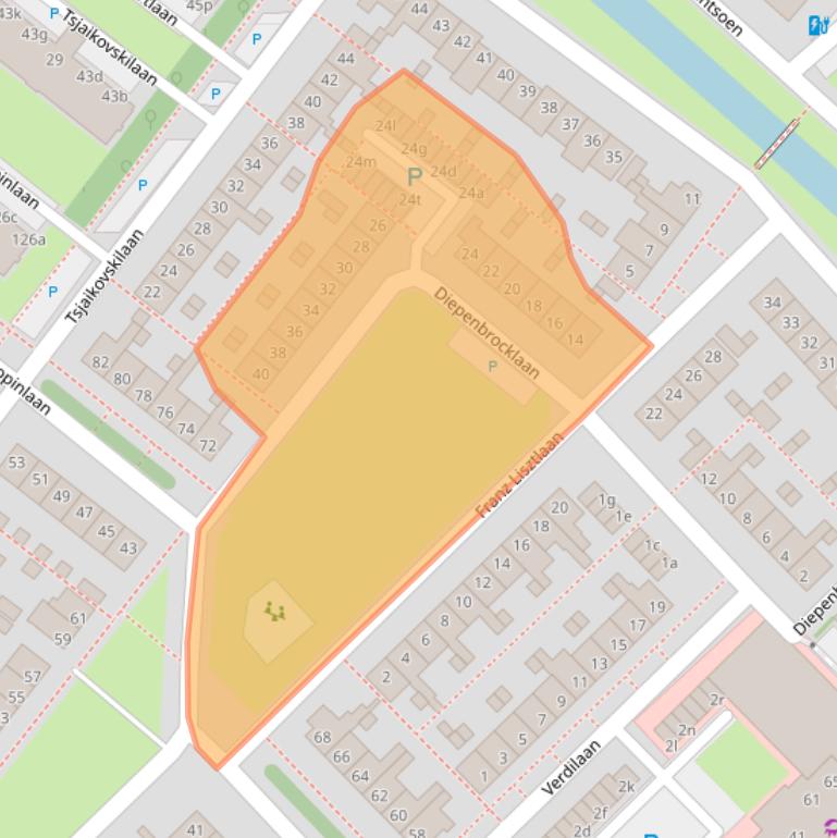 Kaart van postcodegebied 2253HN.