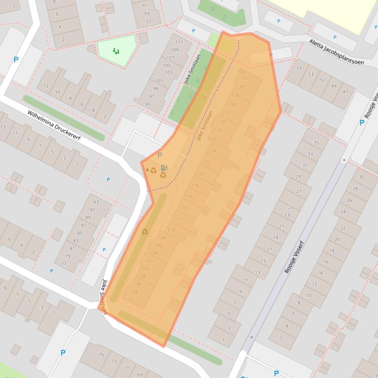 Kaart van postcodegebied 2253PD.