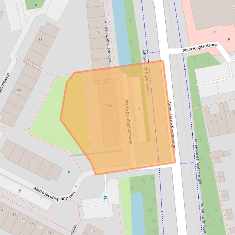 Kaart van postcodegebied 2253RM.