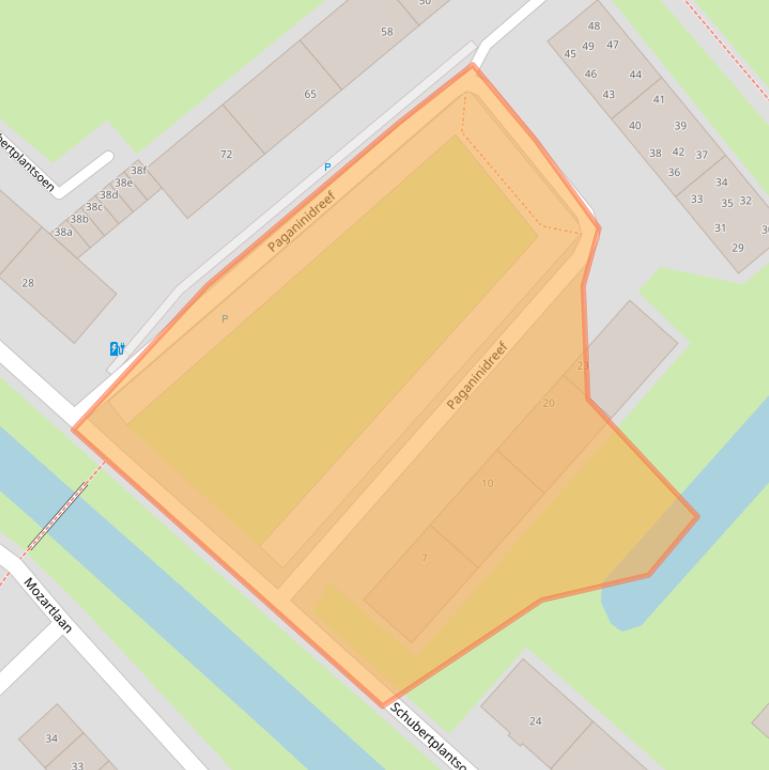 Kaart van postcodegebied 2253SG.