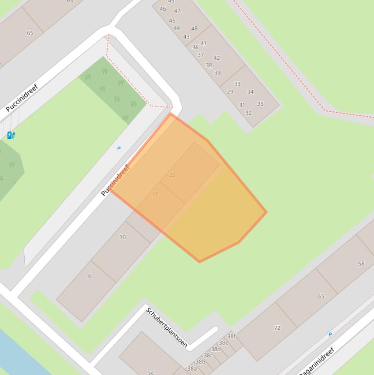 Kaart van postcodegebied 2253SM.