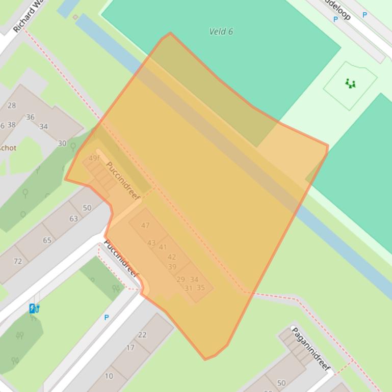 Kaart van postcodegebied 2253SN.