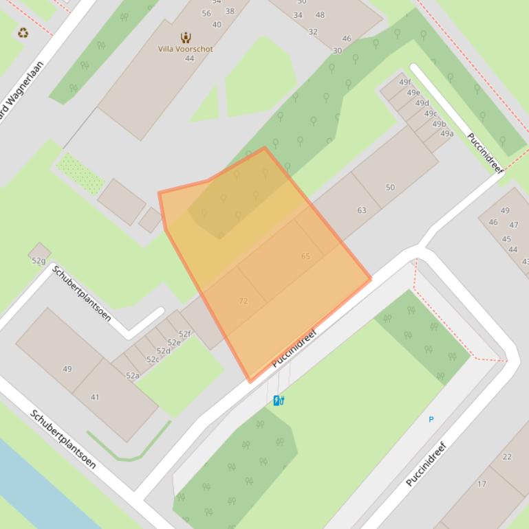 Kaart van postcodegebied 2253SR.