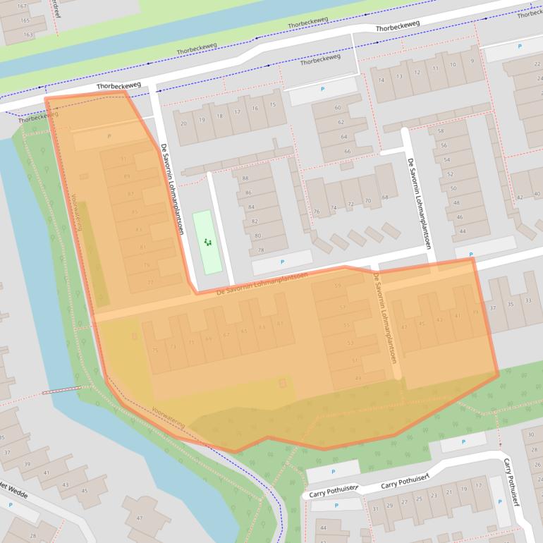 Kaart van postcodegebied 2253VN.