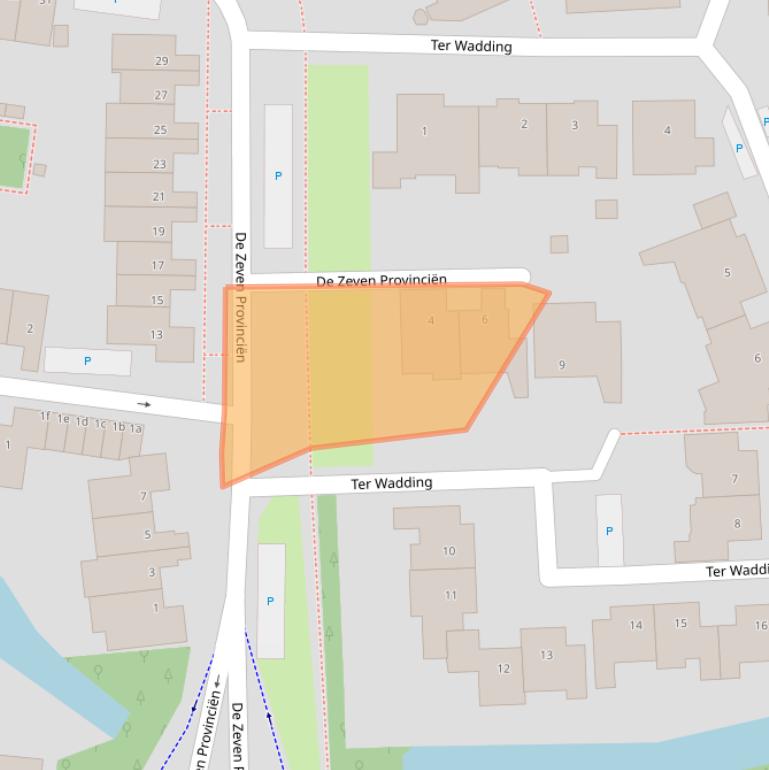 Kaart van postcodegebied 2253XM.