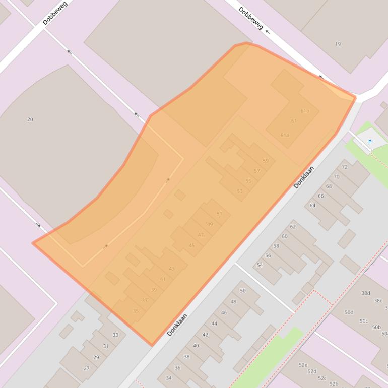 Kaart van postcodegebied 2254AB.