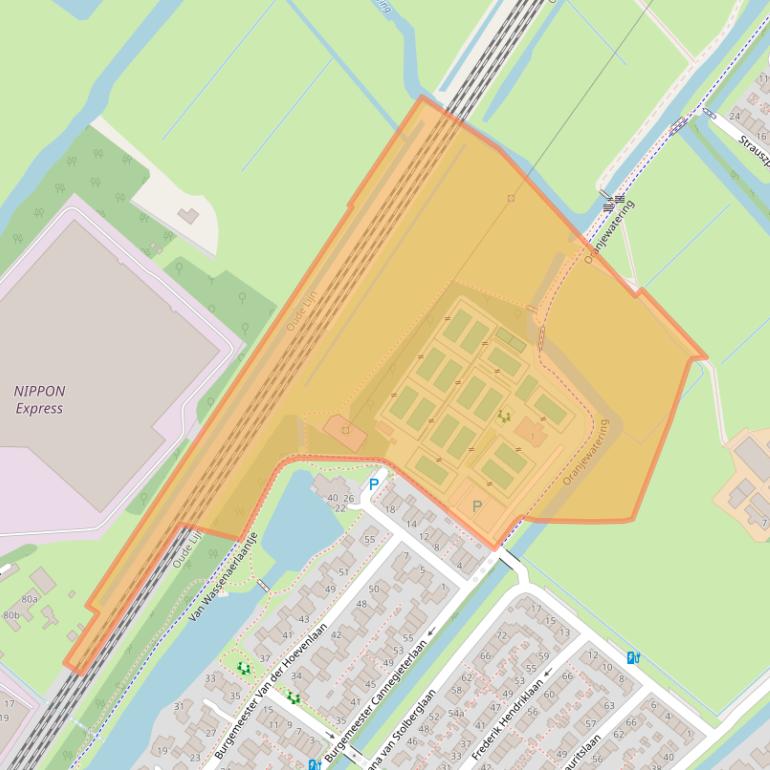 Kaart van postcodegebied 2254BK.