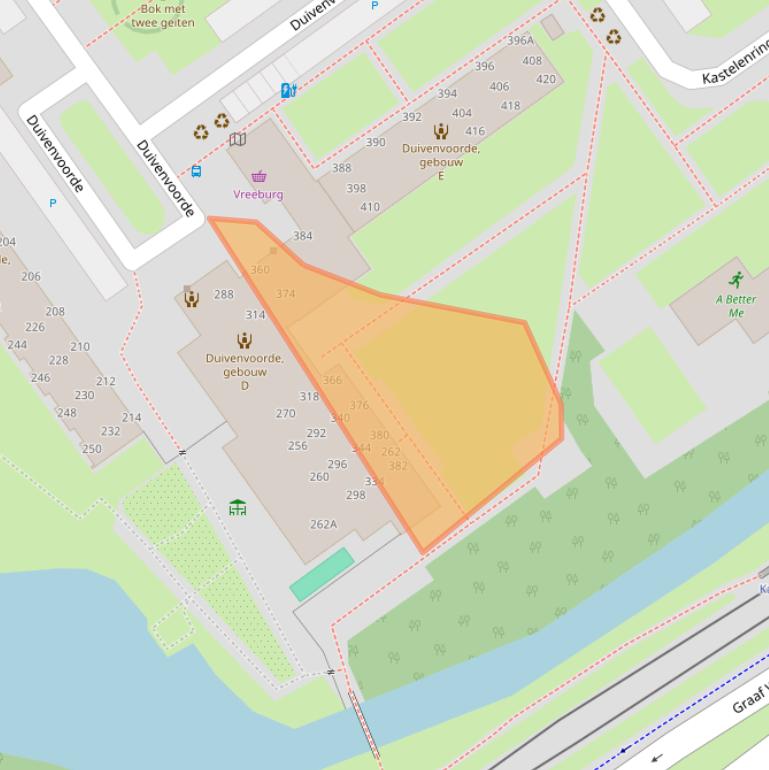 Kaart van postcodegebied 2261AR.