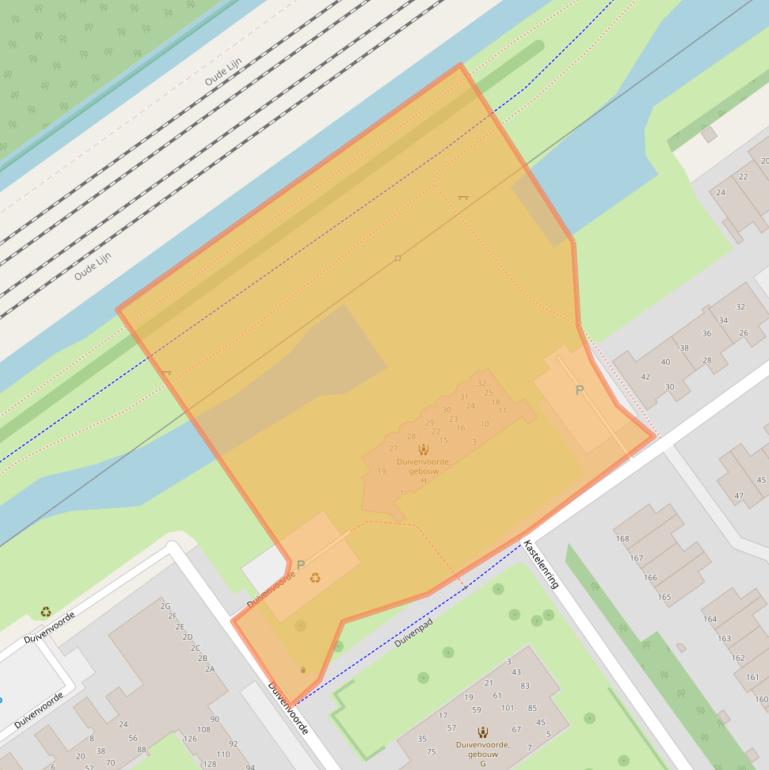 Kaart van postcodegebied 2261AV.