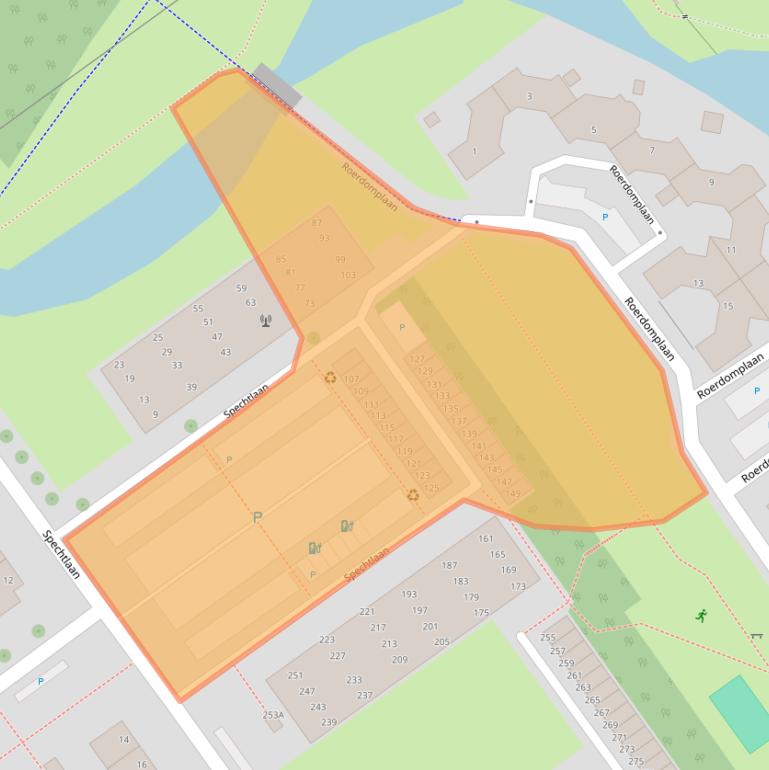 Kaart van postcodegebied 2261BC.