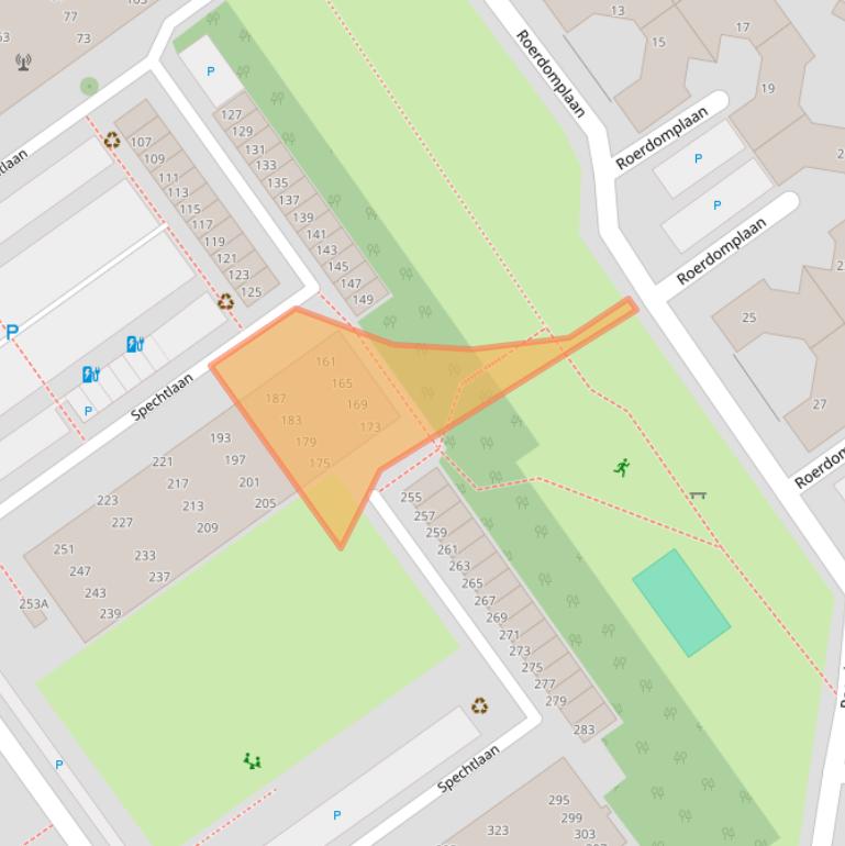 Kaart van postcodegebied 2261BD.