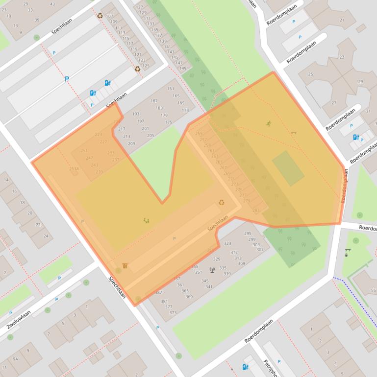 Kaart van postcodegebied 2261BG.