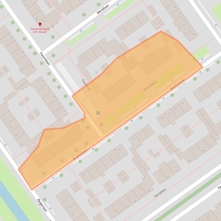 Kaart van postcodegebied 2261BR.