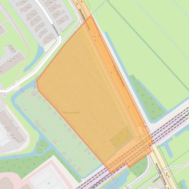 Kaart van postcodegebied 2261CD.