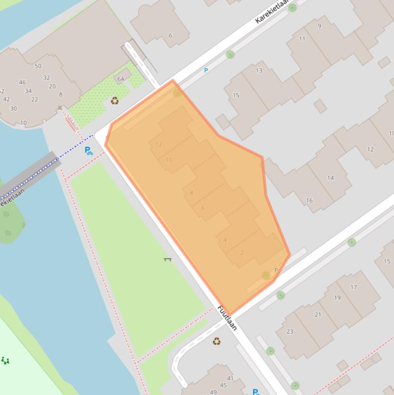 Kaart van postcodegebied 2261CG.