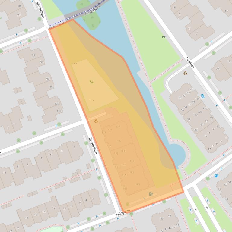 Kaart van postcodegebied 2261DM.