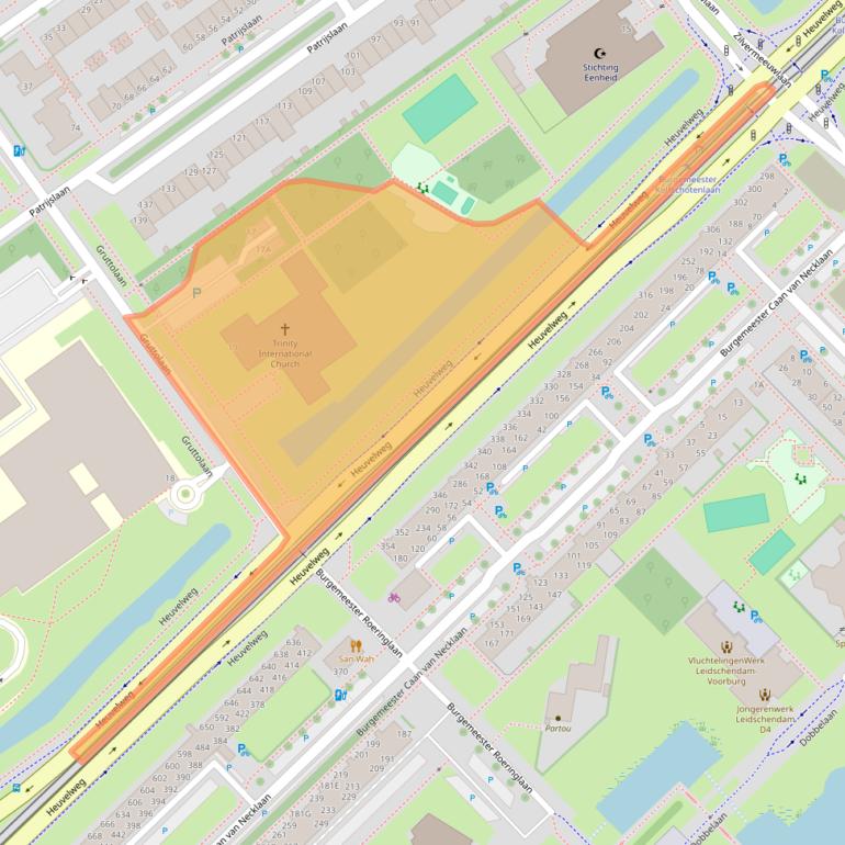 Kaart van postcodegebied 2261ET.