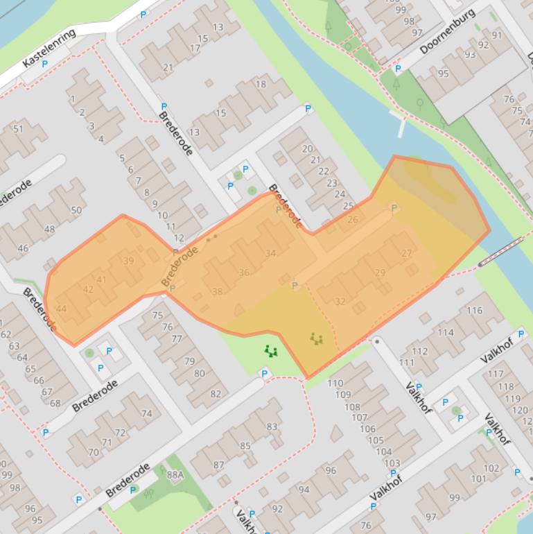 Kaart van postcodegebied 2261HG.