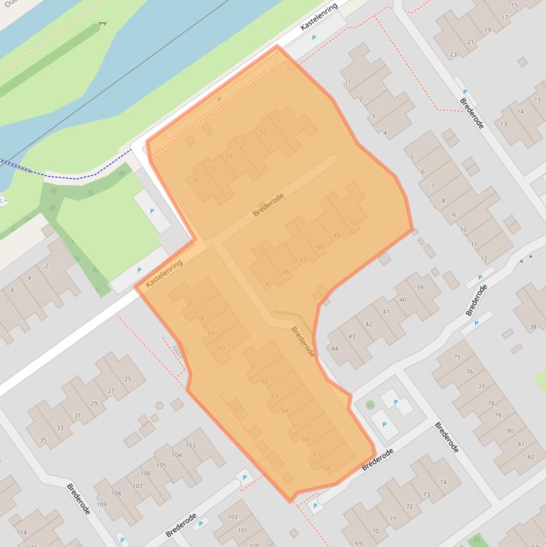 Kaart van postcodegebied 2261HH.