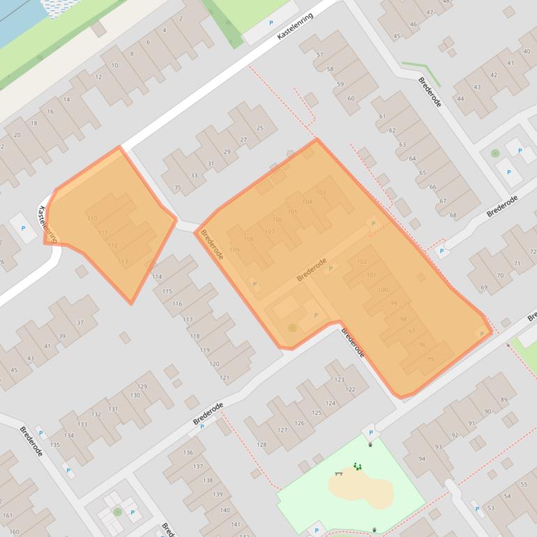 Kaart van postcodegebied 2261HK.