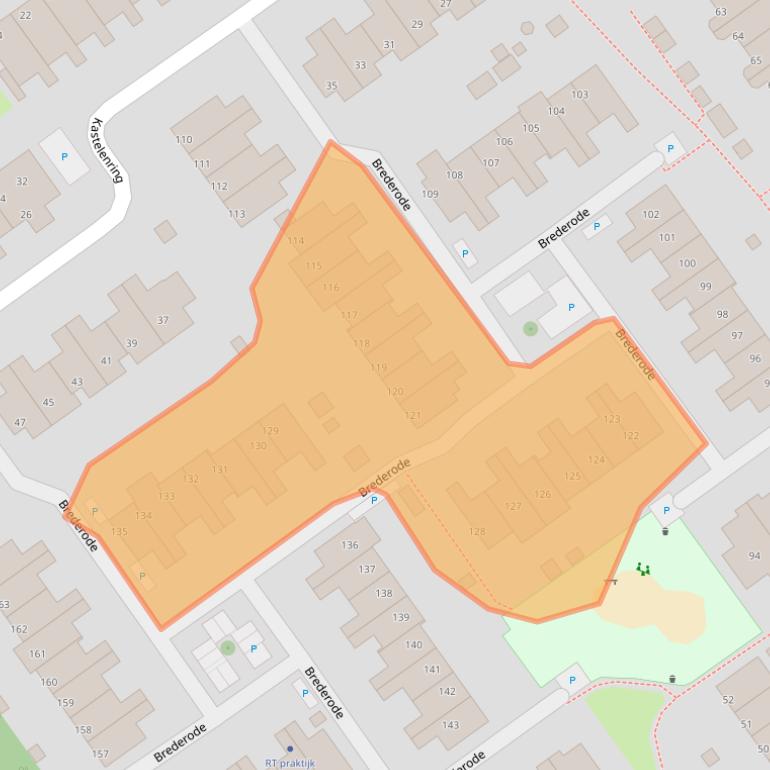 Kaart van postcodegebied 2261HL.