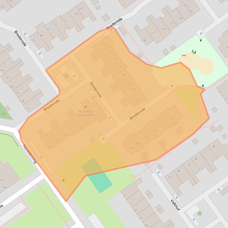 Kaart van postcodegebied 2261HM.