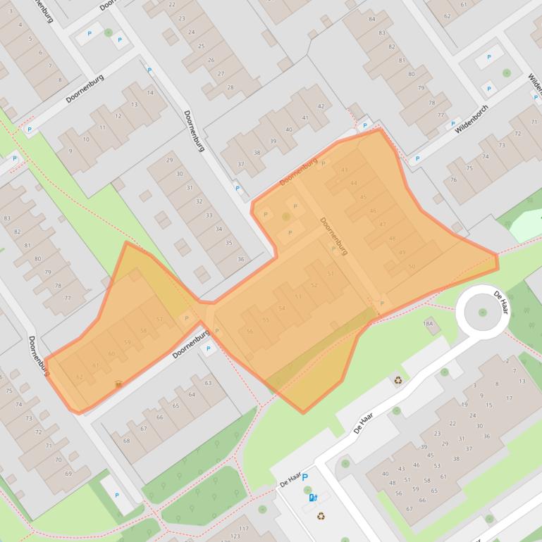 Kaart van postcodegebied 2261XC.