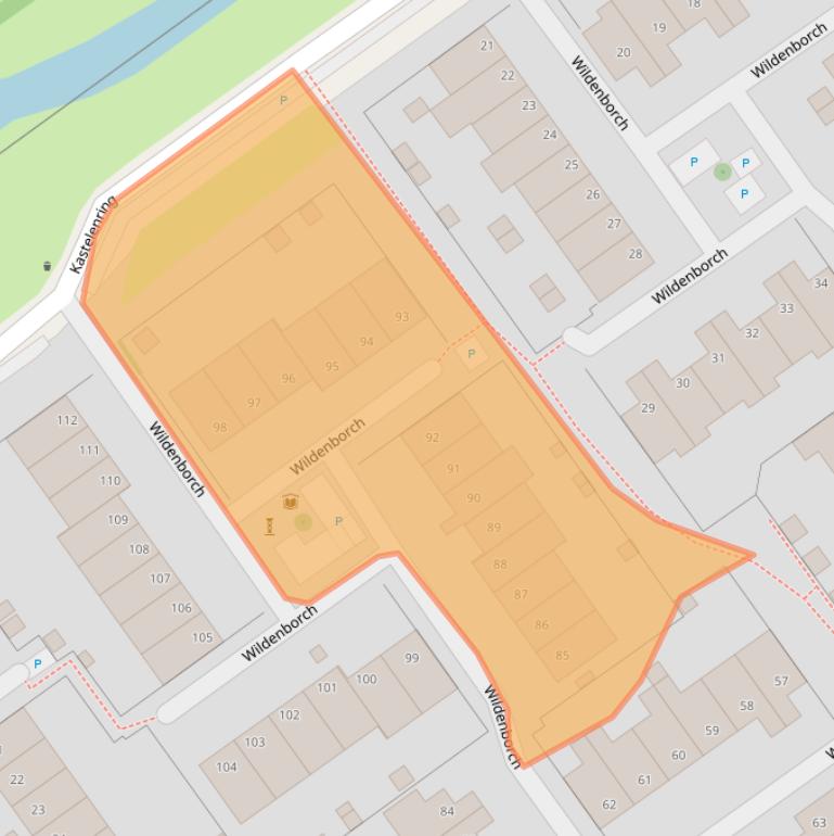 Kaart van postcodegebied 2261XL.