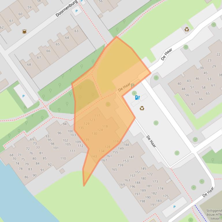 Kaart van postcodegebied 2261XZ.