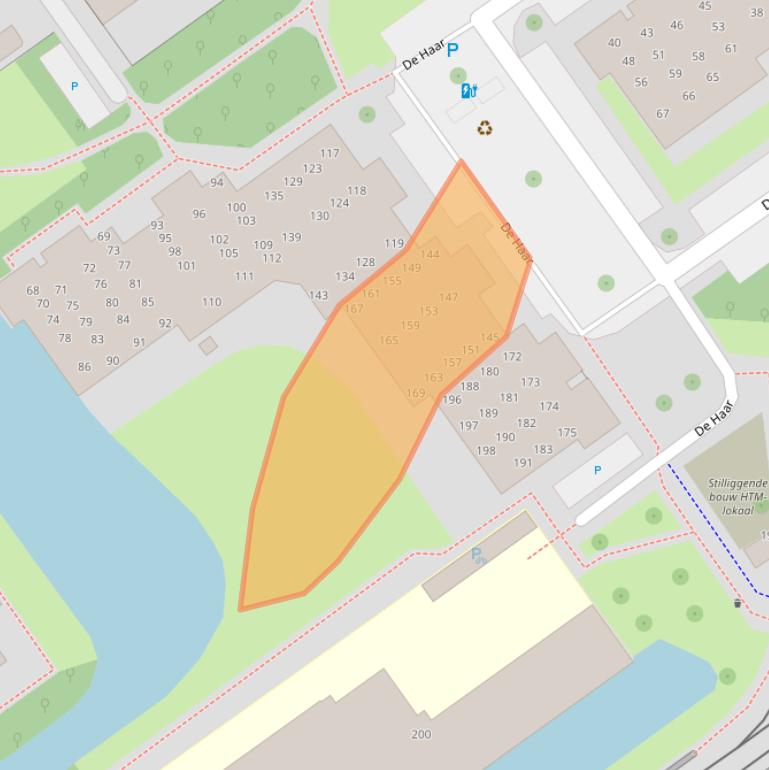 Kaart van postcodegebied 2261ZA.