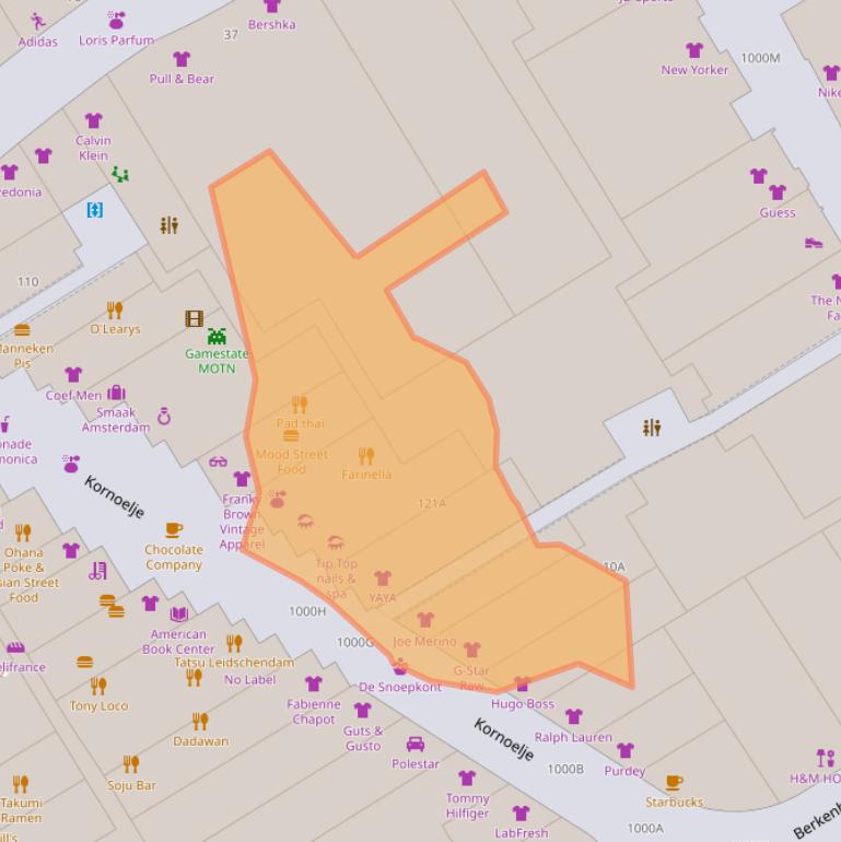 Kaart van postcodegebied 2262AV.