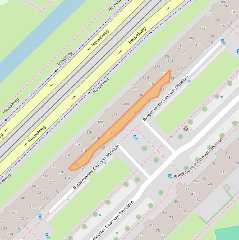 Kaart van postcodegebied 2262GR.