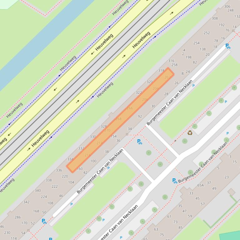 Kaart van postcodegebied 2262GS.