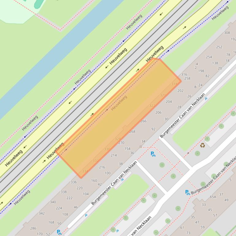 Kaart van postcodegebied 2262GT.