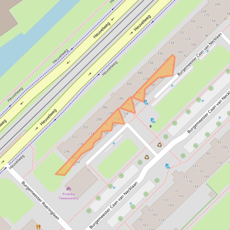 Kaart van postcodegebied 2262GV.