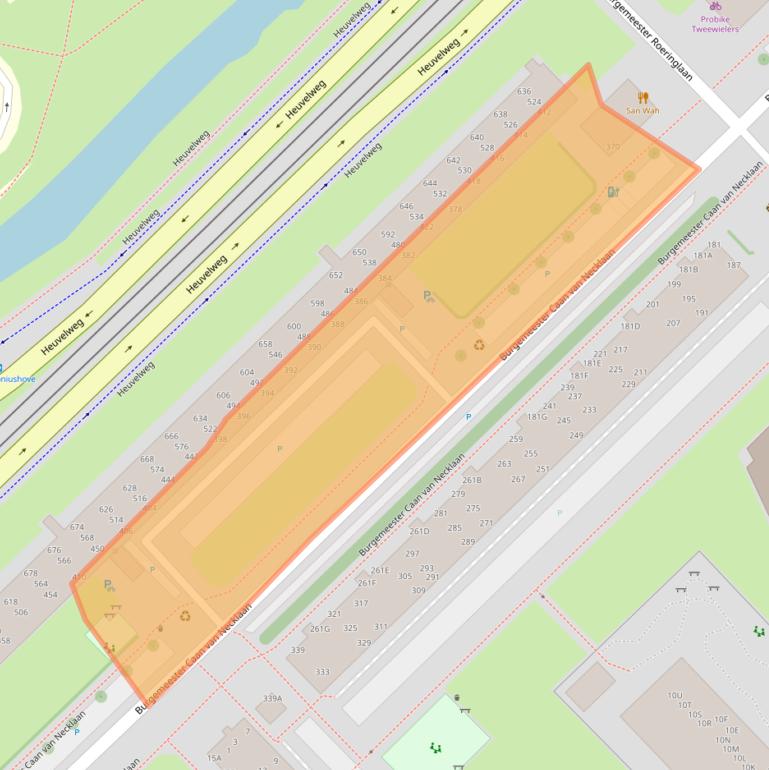 Kaart van postcodegebied 2262GZ.