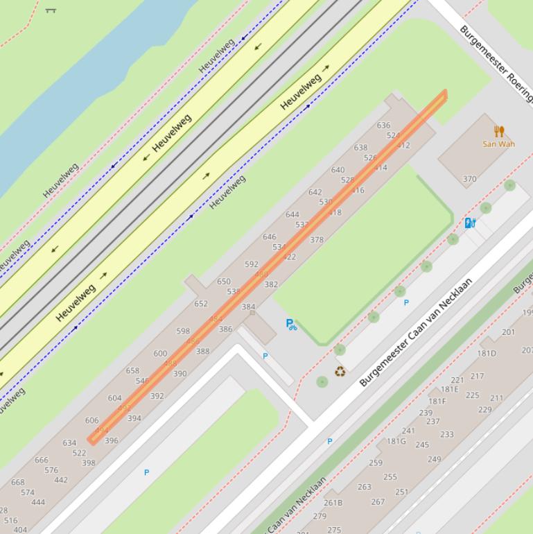 Kaart van postcodegebied 2262HA.