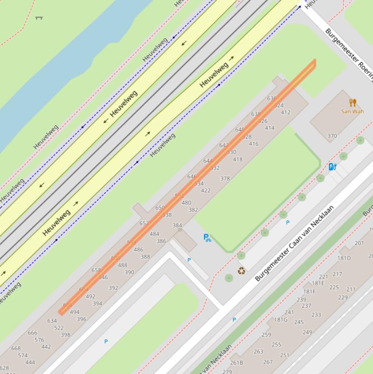 Kaart van postcodegebied 2262HC.