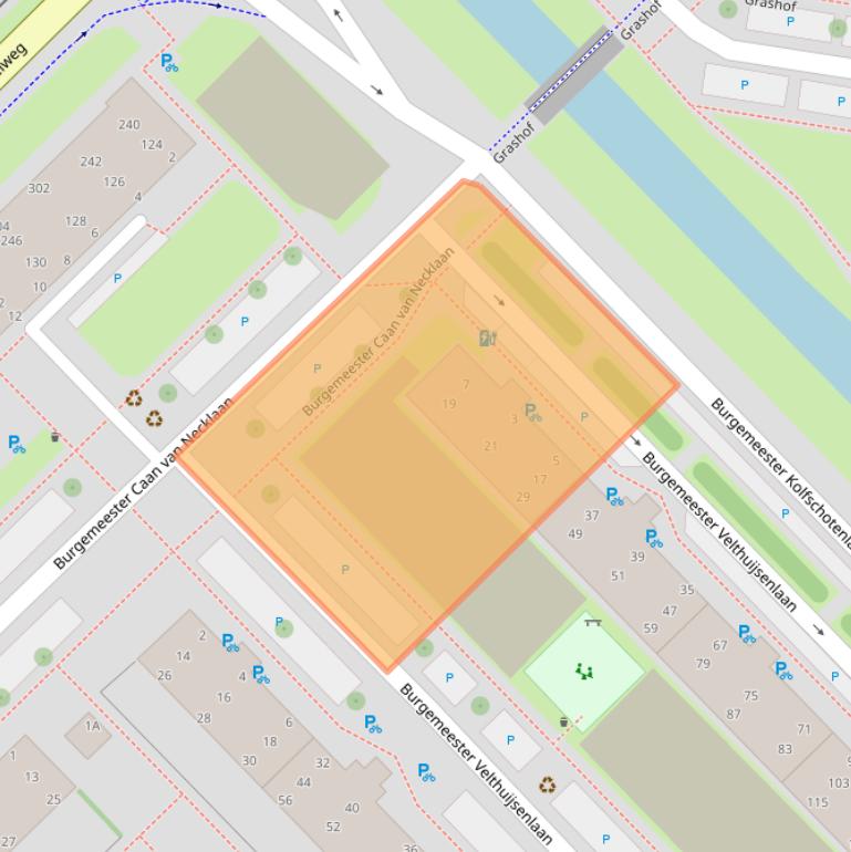 Kaart van postcodegebied 2262VA.