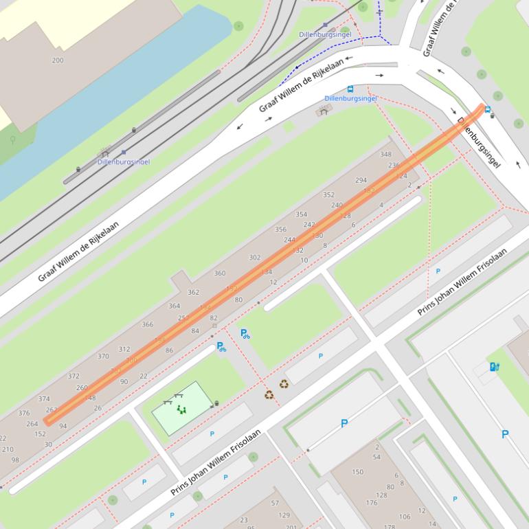 Kaart van postcodegebied 2263CW.