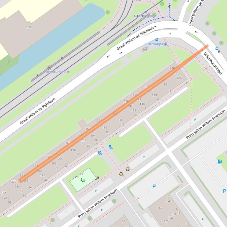 Kaart van postcodegebied 2263CZ.