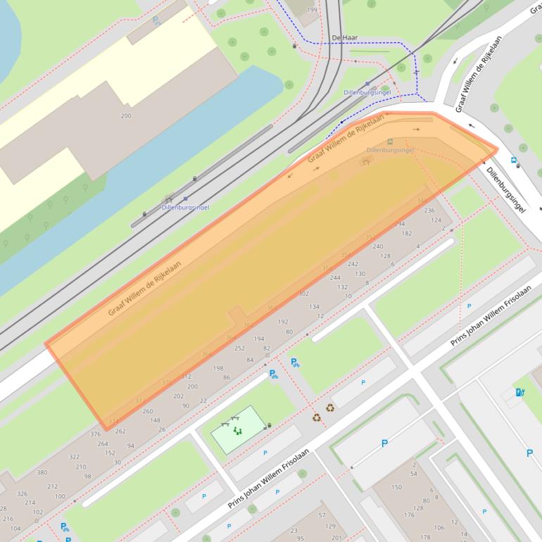 Kaart van postcodegebied 2263EA.